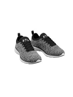 APL Men's Techloom Phantom Black White Melange -Every Wear Shop 1 2 005 002 black white melangealt1