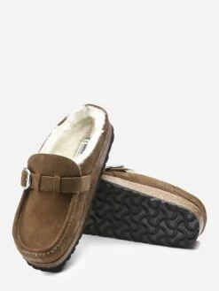 Birkenstock Women's Buckley Shearling Clog -Every Wear Shop 1018127xTEANATURALxAlt4 43880603