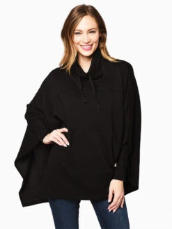 Ugg Women's Charlynne Poncho -Every Wear Shop 1103671 BLACK