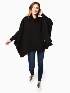 Ugg Women's Charlynne Poncho -Every Wear Shop 1103671 BLACKalt1