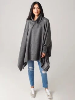 Ugg Women's Charlynne Poncho -Every Wear Shop 1103671xCHARCOALHEATHERxAlt3 19429224
