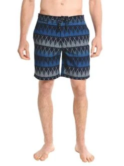 Surfside Supply Men's Linear Print Swim Trunk
