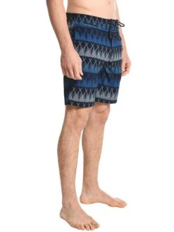 Surfside Supply Men's Linear Print Swim Trunk -Every Wear Shop 11900106d navyblazeralt1