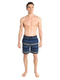 Surfside Supply Men's Linear Print Swim Trunk -Every Wear Shop 11900106d navyblazeralt3
