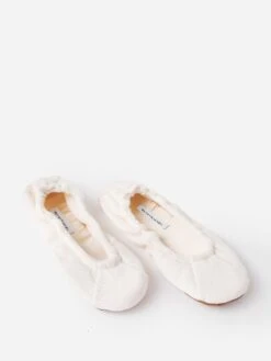 White + Warren Women's Cashmere Ballet Slipper -Every Wear Shop 12866TxSOFTWHITExPrimary 49610788