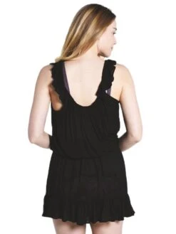 Maaji Women's Jet Black Short Dress -Every Wear Shop 1477csd02 blackalt2