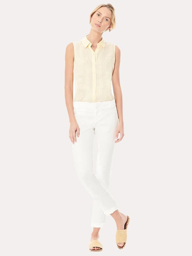 Ecru Mitchell Boyfriend Chino 2 Ecru Mitchell Boyfriend Chino - Image 2