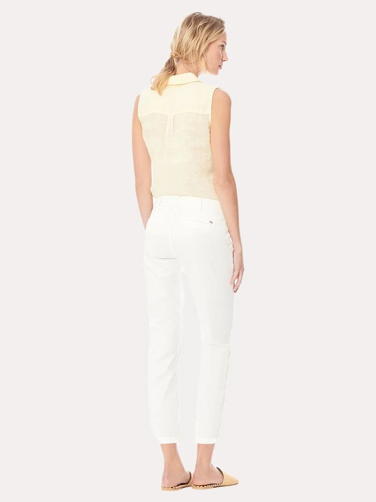 Ecru Mitchell Boyfriend Chino 3 Ecru Mitchell Boyfriend Chino - Image 3