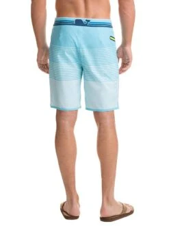 Vineyard Vines Sculpin Stripe Tech Board Short -Every Wear Shop 1m0584 turqsalt1
