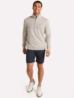 Travis Mathew Play Through Half-Zip Pullover -Every Wear Shop 1mq100 heatheralloyalt3