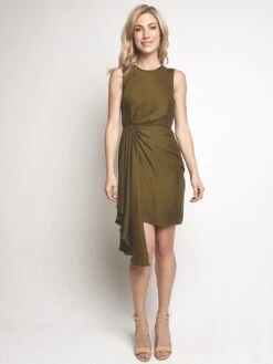 Milly Rachael Dress -Every Wear Shop 207ws013786 olivealt1