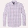 Bonobos Burgundy Sea Island Tattersall Tech Button Down Shirt