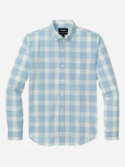 Bonobos Lightweight Button-Down Shirt -Every Wear Shop 23826xMULEPLAIDSTEELBLUEHEATHERxPrimary 58225761