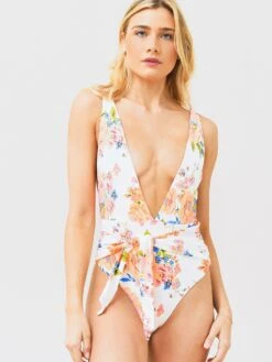 Maaji Women's Free Spirit McDreamy Plunge One-Piece Swimsuit
