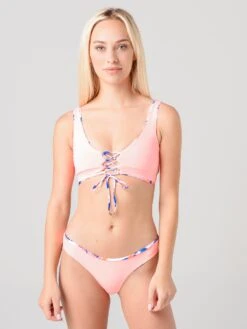 Maaji Women's Marble Allure 4-Way Reversible Halter Bikini Top -Every Wear Shop 3012SHA12xRAINBOWCAROUSELxAlt4 8032064