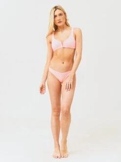 Maaji Women's Coral Peony Flirt Thin Side Bikini Bottom -Every Wear Shop 3039SCC031xPINK950xAlt2 67707469