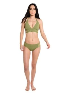 Seafolly Women's Active Halter Bikini Top -Every Wear Shop 30645 058 mossalt1