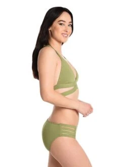 Seafolly Women's Active Halter Bikini Top -Every Wear Shop 30645 058 mossalt2