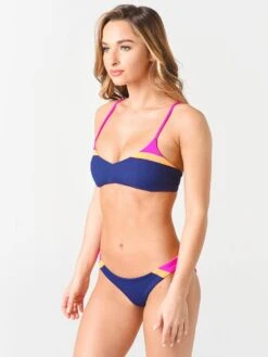 Maaji Women's Caribe Rocks Reversible Bralette Bikini Top -Every Wear Shop 3147SBR01 CARIBEROCKSalt2