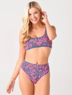 Maaji Women's Fuschia Prussian Izzy Bikini Top