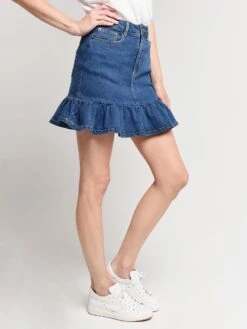 The Fifth Label Frequency Skirt -Every Wear Shop 40180622 classicbluealt1