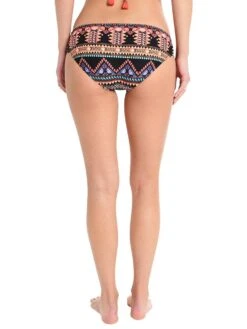 Seafolly Spice Temple Multi Strap Hipster Bikini Bottom -Every Wear Shop 40284 073 blackalt3