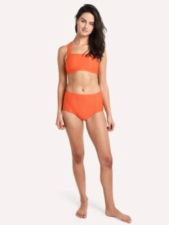 Seafolly La Luna High Waist Bikini Pant -Every Wear Shop 40486 620 tangeloalt3