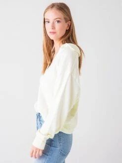 Citizens Of Humanity Women's Rosalia Sweatshirt 10 Citizens Of Humanity Women's Rosalia Sweatshirt -Every Wear Shop 5033BxLEMONBLOCKEDKEYWORDPALEYELLOWxAlt2 40491371