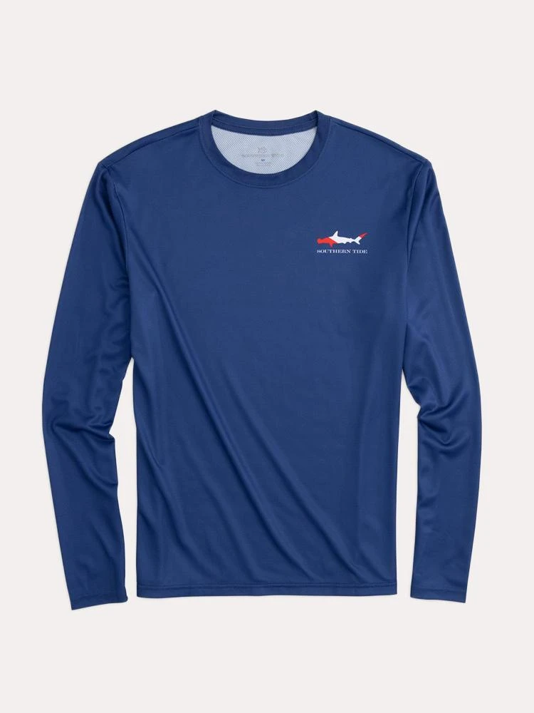Southern Tide Men's Dive If You Dare Long Sleeve Performance T-Shirt 3 Southern Tide Men's Dive If You Dare Long Sleeve Performance T-Shirt - Image 3