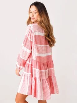 Seafolly Women's Jacquard Cover-Up Dress -Every Wear Shop 54477 DRxSUGARCORALxAlt2 29794815