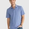 Southern Tide Driver Multi-Stripe Performance Polo