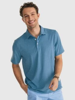 Southern Tide Driver Multi-Stripe Performance Polo 5 Southern Tide Driver Multi-Stripe Performance Polo -Every Wear Shop 6777xMARINAxPrimary 10533817