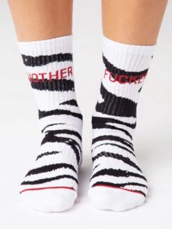 Mother Women's Baby Steps Socks -Every Wear Shop 7001 481xZEBBLACKWHITEZEBRAxAlt1 44219181