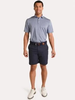 RLX Yarn Dyed Lightweight Tech Pique Short Sleeve Comfort Stretch Active Fit Polo -Every Wear Shop 785734507 bluealt3