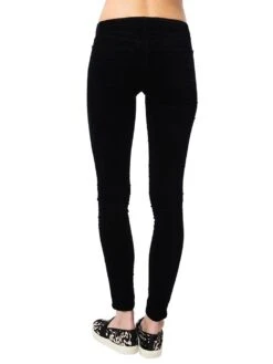 J Brand Women's 815 Mid-Rise Super Skinny Velvet Jean -Every Wear Shop 815t635 blackalt3