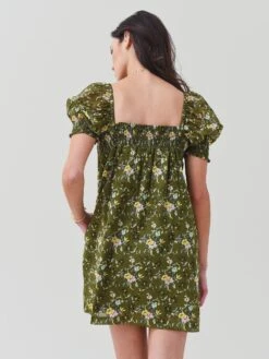 Tory Burch Women's Smocked Mini Dress -Every Wear Shop 82025 978xWALLFLORALxAlt3 57012001