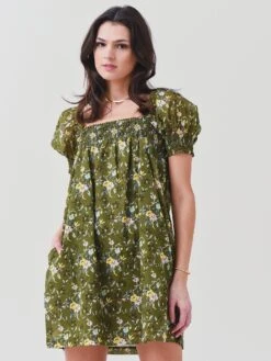 Tory Burch Women's Smocked Mini Dress