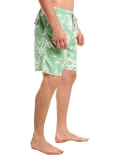 True Grit Waterman Drawstring Board Short Outrigger -Every Wear Shop 85m44wsp3 greenalt2