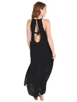 Echo Solid Maxi Dress -Every Wear Shop 870038 blackalt2