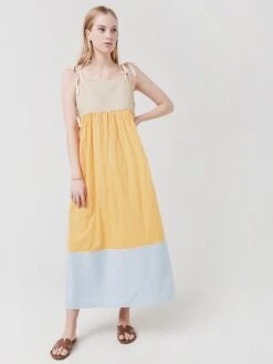 Tory Burch Women's Color Blocked Dress