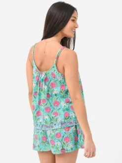 Sur La Vague Women's Aqua Cami Pajama Set -Every Wear Shop AQUAPJxAQUAxAlt4 78603645