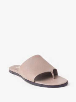 Eileen Fisher Women's Edge Nappa Leather Slide -Every Wear Shop EF37025xMOONLEATHERxAlt1 32917282