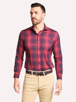 G/Fore Men's Midnight Sky Woven Shirt