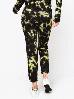Monrow Vintage Sweats With Black Out Tie Dye -Every Wear Shop HB006 203 CITRONalt2