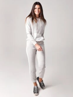 Monrow Women's Color-Block Vintage Sweats -Every Wear Shop HB006 213xNATURALxAlt3 16310451