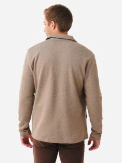 Johnnie-O Men's Tudor Knit Jacket -Every Wear Shop JMJK2140xCAMELxAlt4 82342158