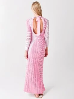 LoveShackFancy Loveshack Fancy Women's Tam Maxi Knit Gown -Every Wear Shop LK540 737xAMORPINKxAlt2 39897404