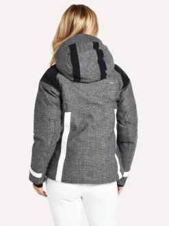 Kjus Women's Varuna Jacket -Every Wear Shop LS15 G30 STEELGREYMEL WHTalt2