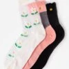 Lele Sadoughi Women's Spring Fling 3-Pack Socks
