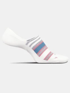 Feetures Women's No Show Hidden Stripes Sock